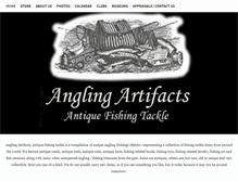Tablet Screenshot of angling-artifacts.com